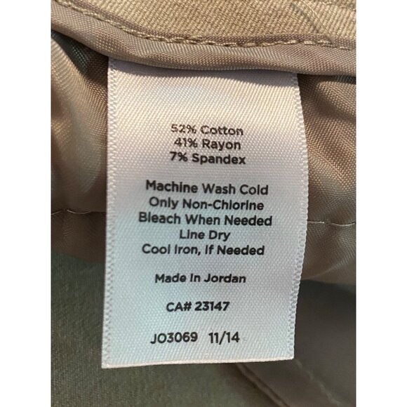 Talbots Signature Women's Pants Size 10 Beige Comfortable & Stylish Everyday W - Picture 11 of 16
